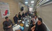دیدار دوستانه تعدادی از پرسنل داروخانه رسول اکرم با دکتر قدوسی