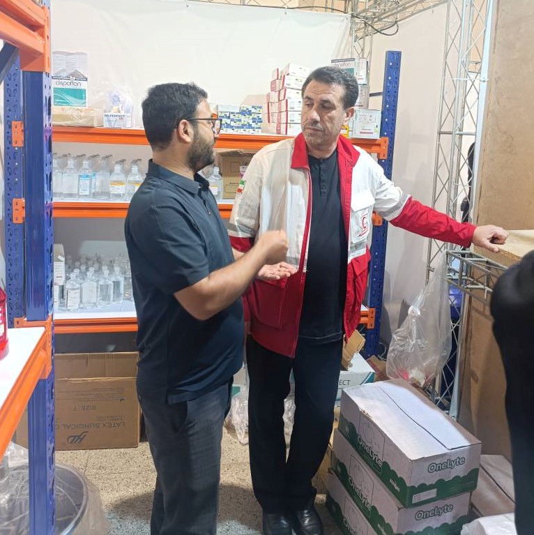 پشتیبانی دارویی از خدمات سلامت زائران در بیمارستان تخصصی موقت دانشگاه علوم پزشکی ایران ادامه دارد