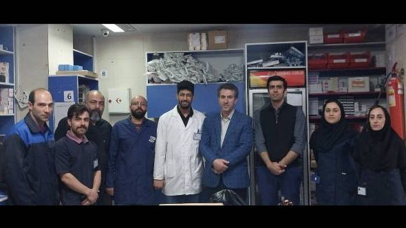 بازدید دکتر کیانفر از داروخانه های تابعه 1